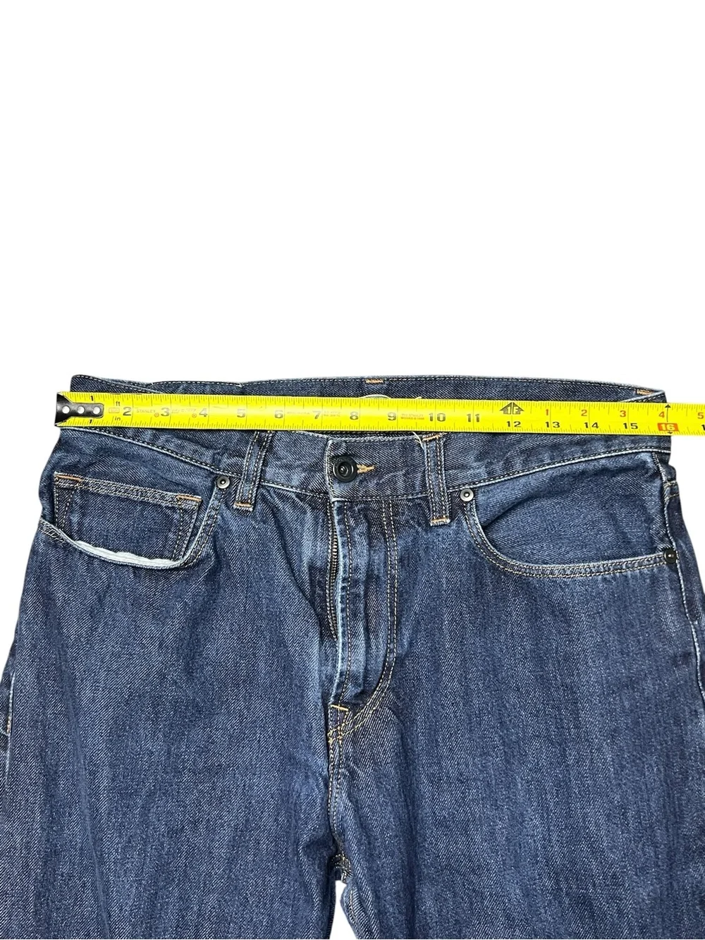 Lacoste Denim Regular Straight Leg Dark Mid Rise Casual Jeans Men Size 32X28